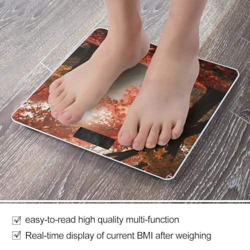 Báscula de baño digital con pantalla LED y vidrio templado miniatura 5