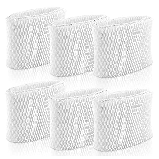 WF2 Humidifier Filter Replacement for Vicks V3500 V3100 V3900 V3700 VEV320,Kaz 3020 & Re-Lion WA-8D Cool Mist Humidifiers,Pack of 6 by TOMOON