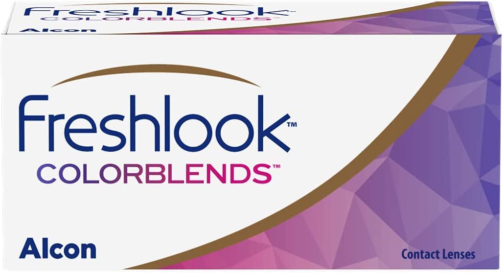 FreshLook COLORBLENDS - Various Powers - COLOR: Grey - Monthly Contact Lenses - (2 Lenses/Pack) (-3.00, 8.6, 14.5, 2)