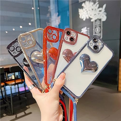 Housse Protection Bandoulière iPhone 13 Coque Cordon pour Voyage - 3