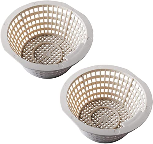 2 Cestelli Per Skimmer Piscina: Ricambio Per Swimline Hydrotools 8928 E Olympic ACM88, Plastica 15,6x15x7 Cm - 3