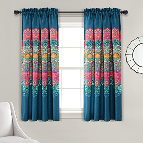 Lush Decor Boho Chic Light Filtering Window Curtain Panels Pair