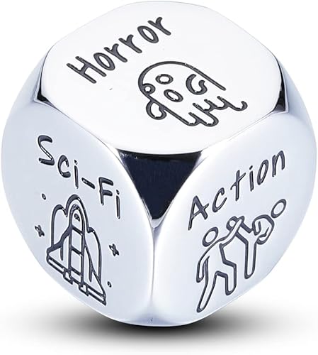 Dados de película para decidir de película para amantes de la película dados divertidos para citas noche de película 11 año matrimonio aniversario