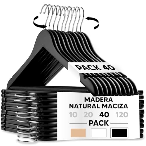 Perchas Ropa Madera Marca Mundo Home