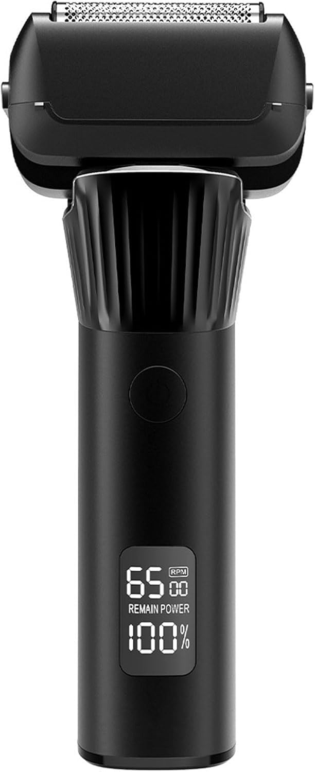 Small Men Electric Shaver Rechargeable Small Shaving Machine ABS Texture Suitable for Easy Travel and Quick Shaves Rechargeable Travel Friendly Trimmer Men Grooming Tool with Digital Screen