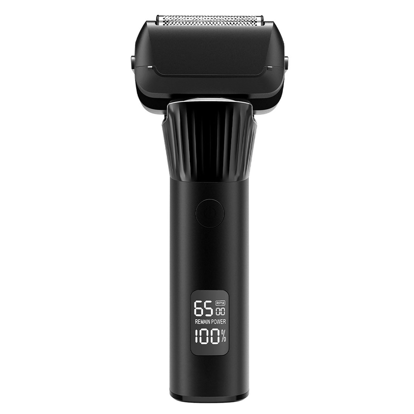Rasoio elettrico ricaricabile amichevole Impermeabile Rasoio Elettrico Struttura ABS Adatto per Uomini Uso Bagnato e Asciutto con Display LED Uomini Grooming Tool con Schermo Digitale