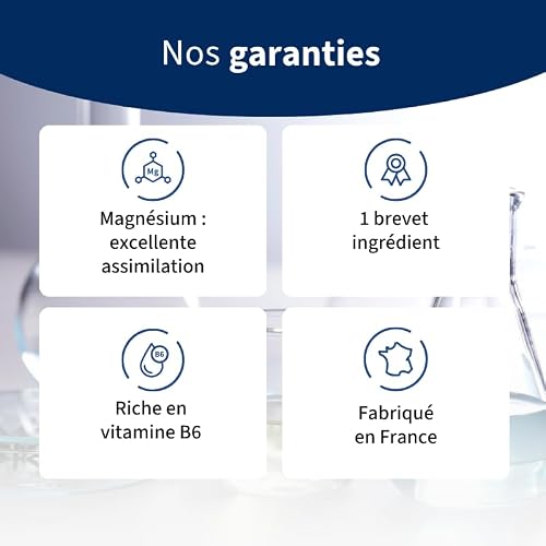 Magnesium Bisglycinate | Fatigue intense épuisement anti stress anxiété angoisse | vitamine b6 taurine | Haute absorption | 1 mois | Made in France | Laboratoire NaturAvignon – vue 4
