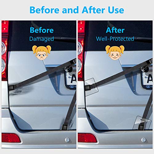 8 Packs Car Scratch Protectors for Trunk Bike Rack, Bike Rack Protection Pads, Bike Rack Scratch Protector, Bike Rack Paint Protector, Bike Car Anti-Scratch Accessory - Thumbnail 2