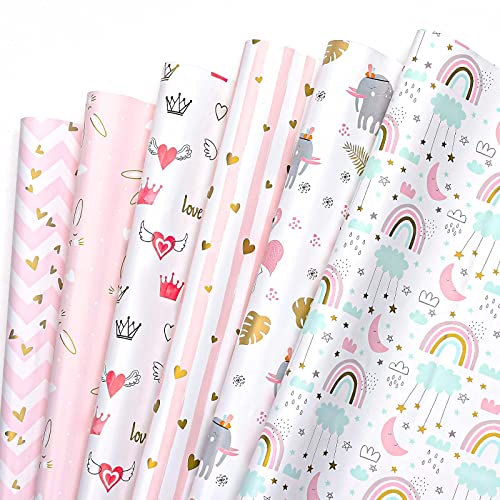 Geschenkpapier Für Kinder – 6 Bögen Geschenkpap Produktbild-Vorschau 6