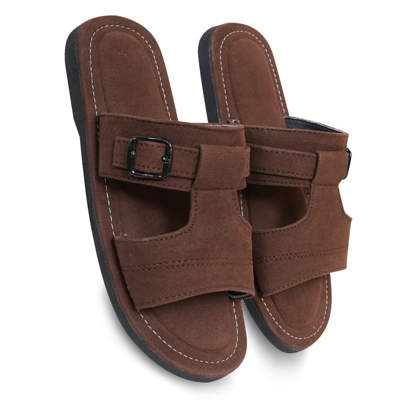 Image of DFR Sandals for Men, Daily Use Comfortable Ethnic Rajasthani Mens Slippers
