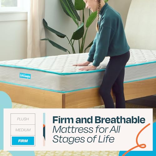 image for Linenspa 6 Inch Mattress - Firm Feel - Bonnell Spring with Foam Layer 