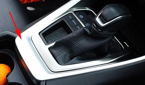 Miniatura 5 de Accesorios de automóvil aptos para Toyota RAV4 2019-2023 ABS (plata mate) consola central interior panel de control de engranajes cubierta lateral,