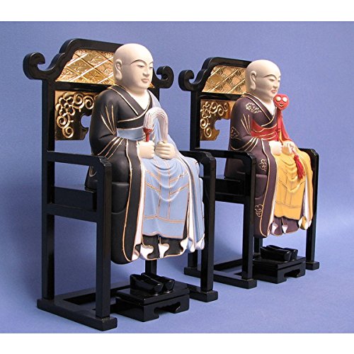 Amazon｜栗田こだわり仏像 【祖師高僧】 道元禅師 瑩山禅師 座像 30cm