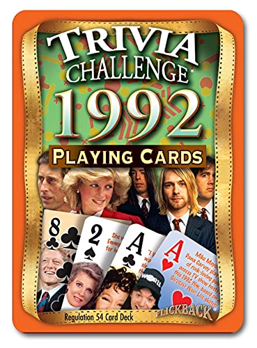 Flickback 1992 Trivia Playing Cards miniatura 2