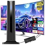 Digital TV Antenna Indoor, 2025 HD Antenna for Smart TV with 3M Stick Base 360°&Long Range Reception for Local Channels, Easy Setup Antena Without Cable