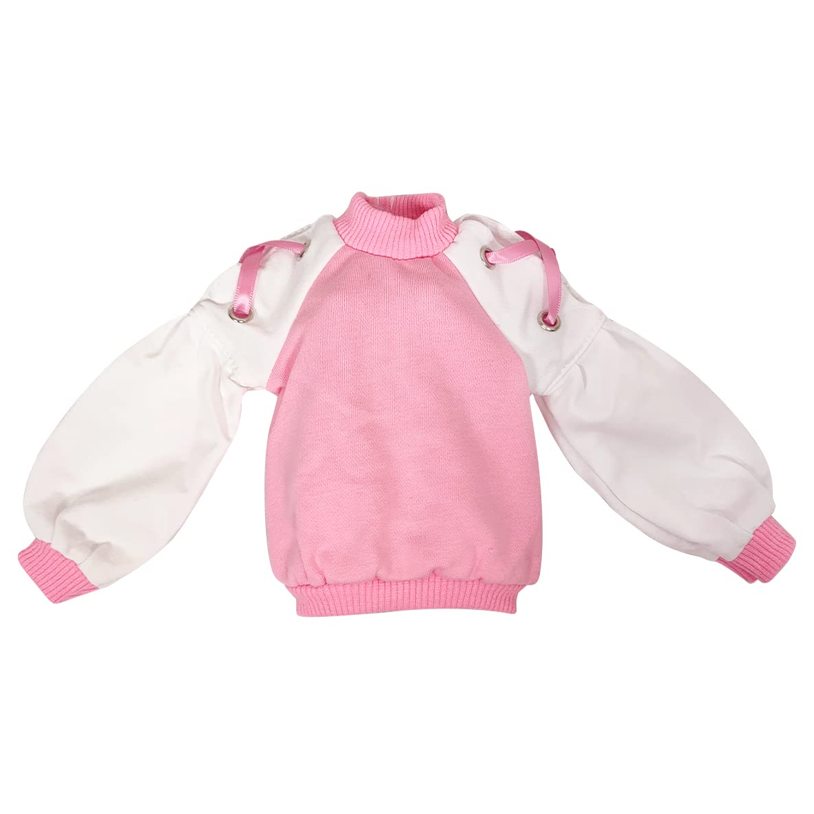 Proudoll 1/3 BJD Doll Clothes Outfit Set, Handcrafted Stylish Pink Hoodie, Jeans, Cap, Wig, Cross-body Bag, and Boots - Image 2