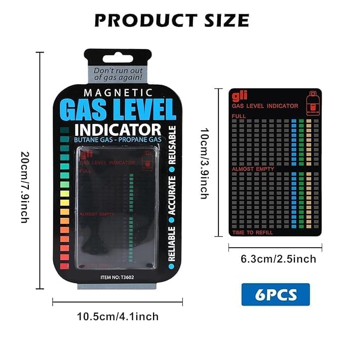 Magnetic Gas Level Indicator Front View