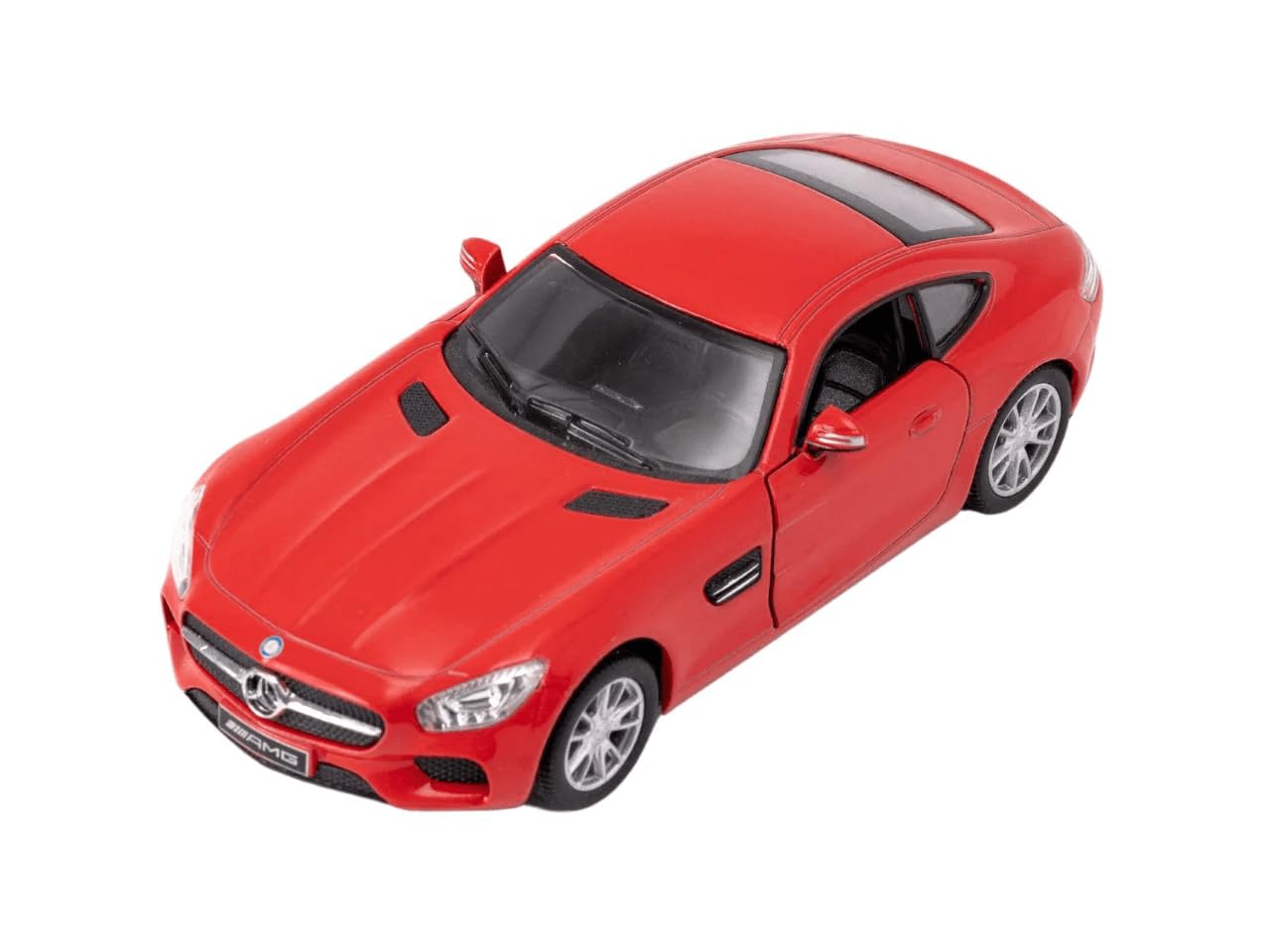 Easy Toys Model Car Compatible with Mercedes Amg GT. Scale Toy Car with Opening Doors. Car modeling. (Amg red)