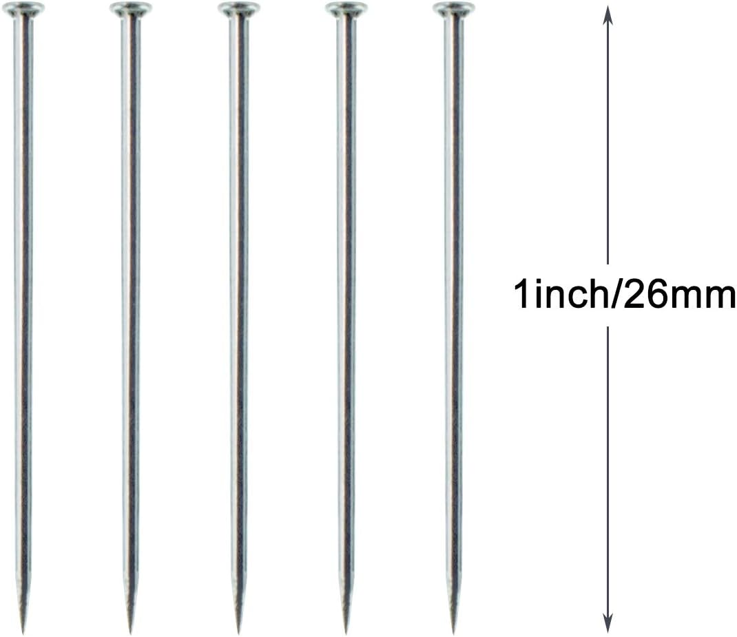 U_star 3000 Pieces Stainless Steel Pin Dressmaker Pins Fine Satin Pin for Sewing and Craft, Jewelry Making 1 1/16 Inch : Everything Else