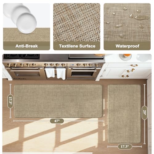 Save 60% on KIMODE Anti-Fatigue Kitchen Mats Set - Non-Slip Rugs - Image 4