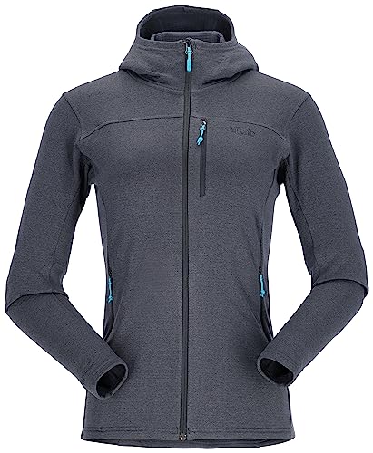 Rab Women's Graviton Hoody Stretch Fleece Jacket for Hiking, Climbing, & Casual Use