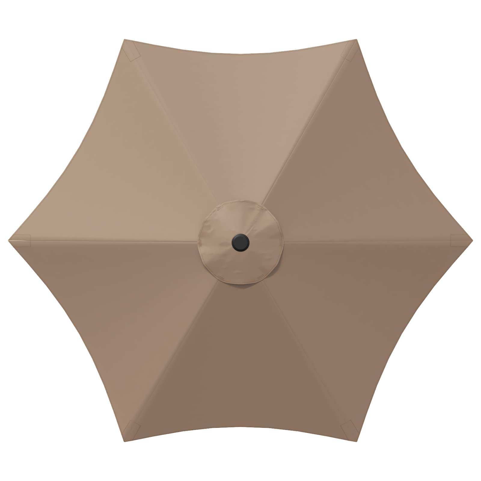 Fengshui Parasol ogrodowy 200 x 300 cm poliester prostokątny kremowy