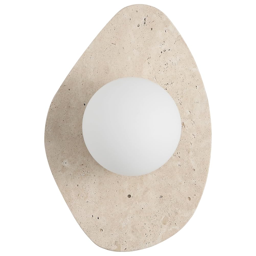 UDSKNV[KSL LED Wall Lights for Bedroom Decoration Living Room Stair Lighting Travertine Traveler Bedside Lamps