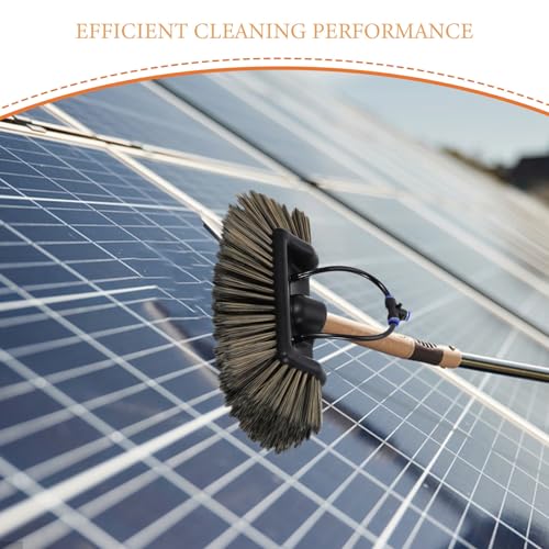 Limpieza de paneles solares y techos domésticos con el cepillo POPETPOP 4