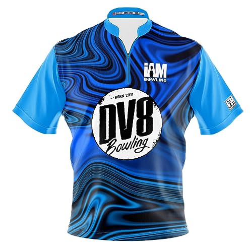 Logo Infusion Dye-Sublimated Bowling Jersey (Sash Collar) - I AM Bowling Fun Design 2035-DV8 - DV8 (X-Large) Multicolored