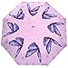 Produktbild Merle House Pretty Purple Butterfly Pattern 3 Falten Auto Öffnen Schließen Regenschirm Leichte Drop UV-Schutz Winddicht Automatische Regenschirme für Frauen Männer