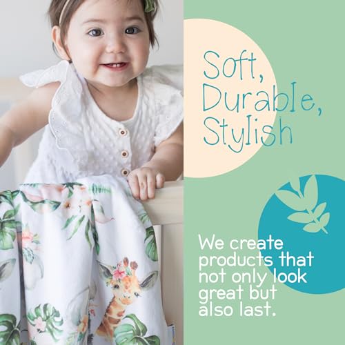 Image of Honey Lemonade - Premium Soft Plush Lightweight Minky Dot Toddler Baby Blanket for Newborn 30 inchx40 inch - Soft Baby Blanket for Boys and Girls - (Africa Animals) Unisex