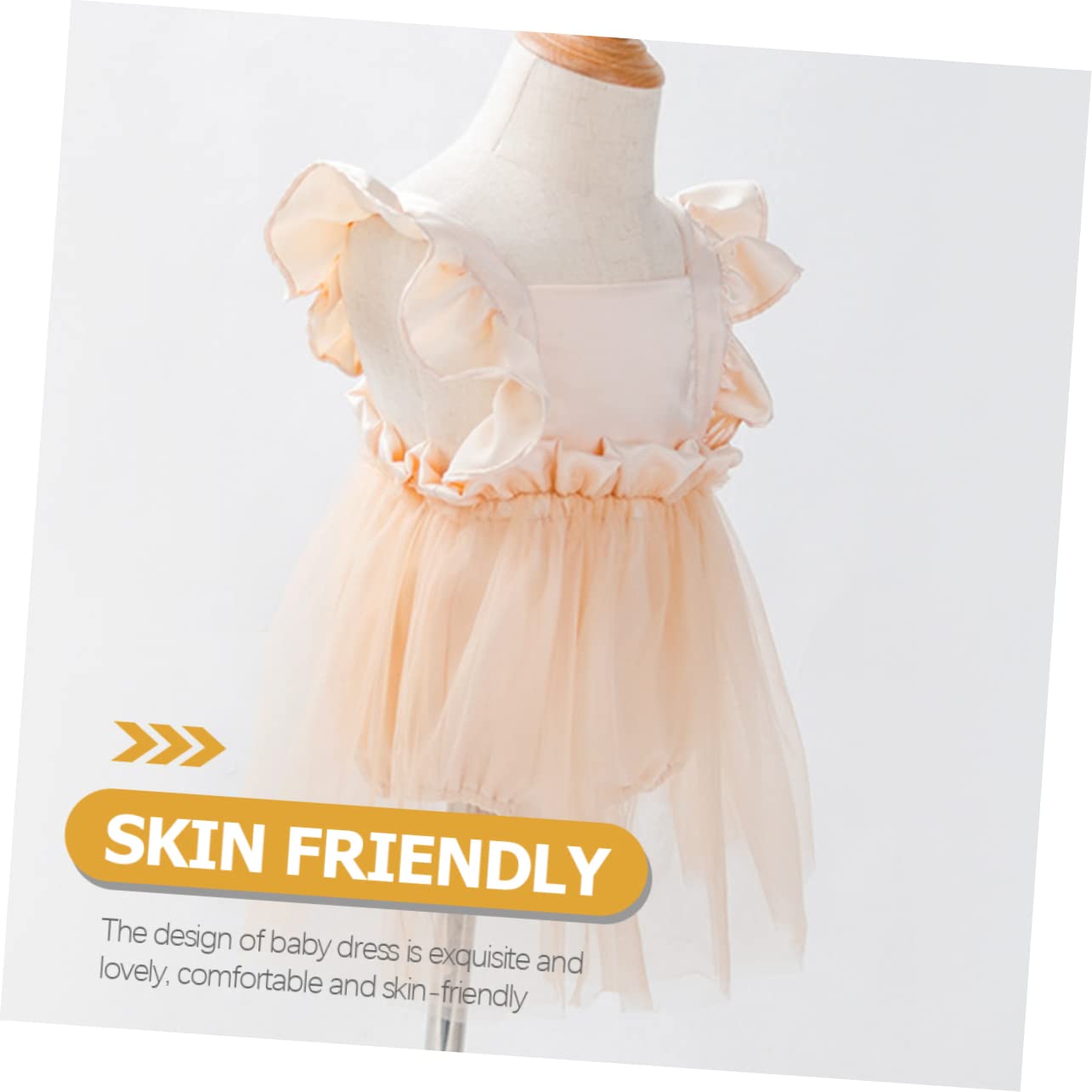 Toyvian 2 Uds Vestido Mameluco De Manga Voladora Vestidos Para Recién Nacidos Vestido Sin Mangas Ropa Para Recién Nacidos Traje De Niña Recién Nacida Trajes De Bebé Vestidos Para Niñas