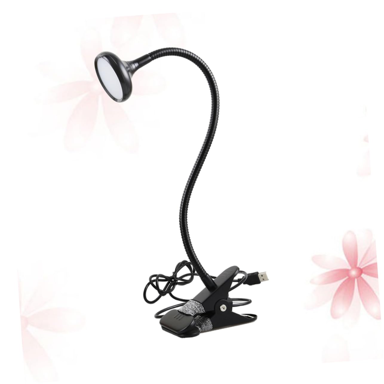 Lámpara de Lectura USB con Clip Recargable LED Varios estilos Brillo Ajustable y Brazo Flexible de Metal Lámpara de Escritorio para Lectura en Cama y Noche