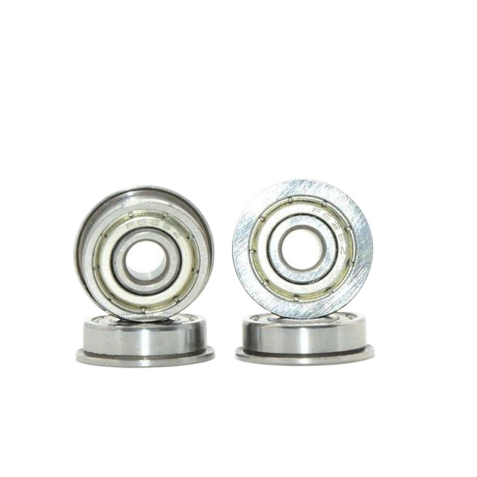 Gqnblvhzupdm F608zz Industrial Shaft Bearings, Flange Bearing 10/20Pcs 8X22x7mm Abec-3 Flanged F608 Z Zz Ball Bearings(40Pcs)