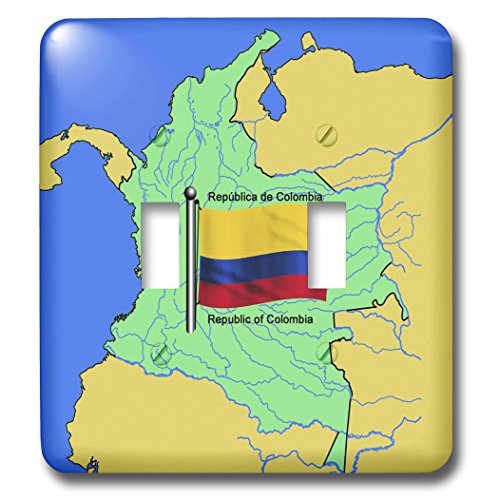 Cache interrupteur Colombie double bascule pour masquer défauts muraux - 2
