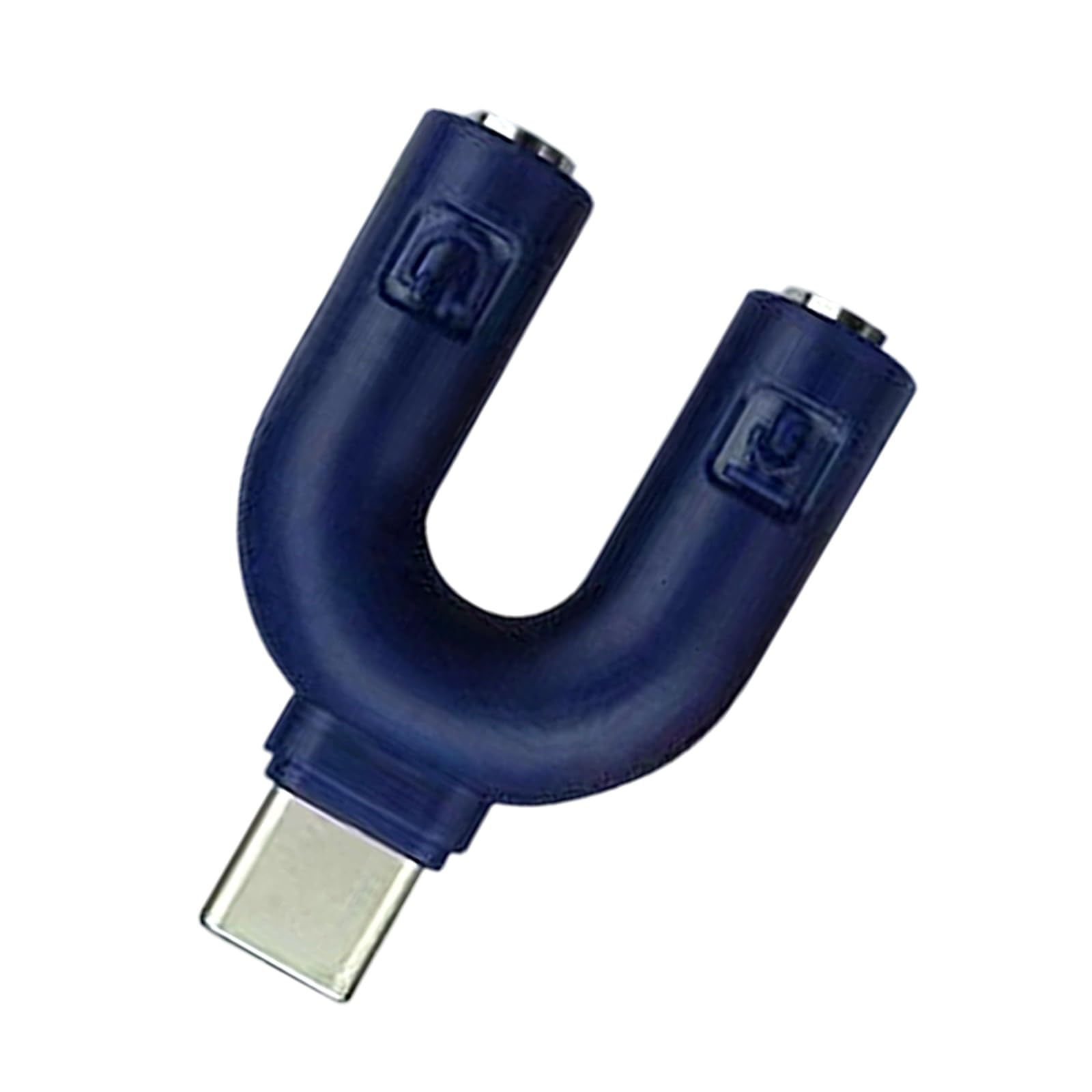 Xjdzineq Type C to 3.5mm Headphones Y Splitter Adapter Connectors Couple Sharing for Smartphones Tablets Laptops Double Music