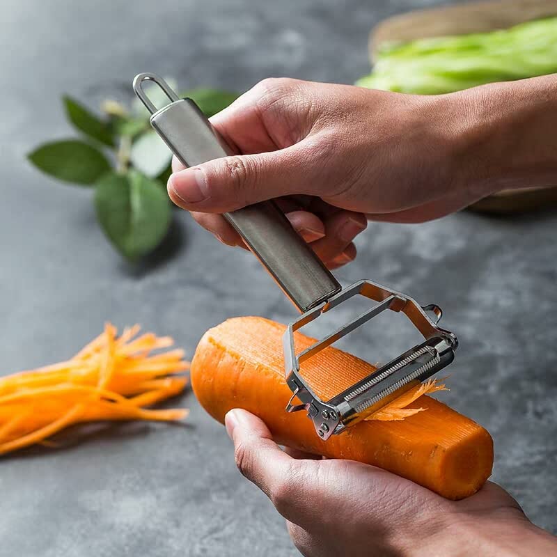 Durable Practical Easy To Wash Fruits Vegetables Spud Potato Peeler Slicer Carro