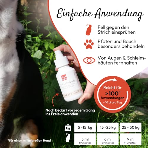 PHA Floh- & ZeckenStopp Spray Hund & Katze, mit Neemöl