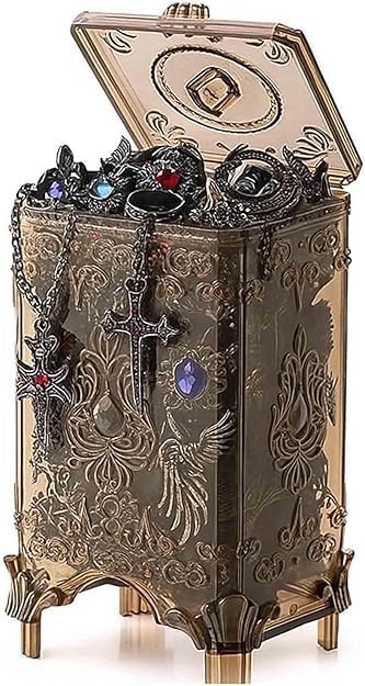 Mystery Jewelry Jar, Surprise Jewelry Box for Women, Gift Set (Necklace, Earrings, Rings,Kracelet,Hair Clip),Unique Anniversary Birthday Gift for Her, Family and Friends(40-50PCS)