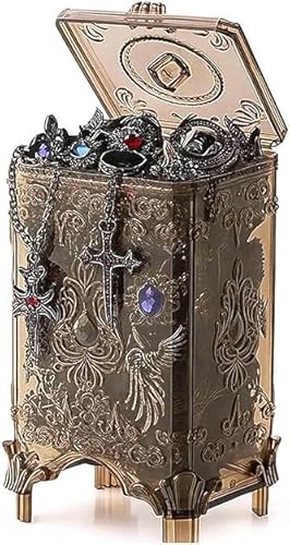 Mystery Jewelry Jar, Surprise Jewelry Box for Women, Gift Set (Necklace, Earrings, Rings,Kracelet,Hair Clip),Unique Anniversary Birthday Gift for Her, Family and Friends(40-50PCS)