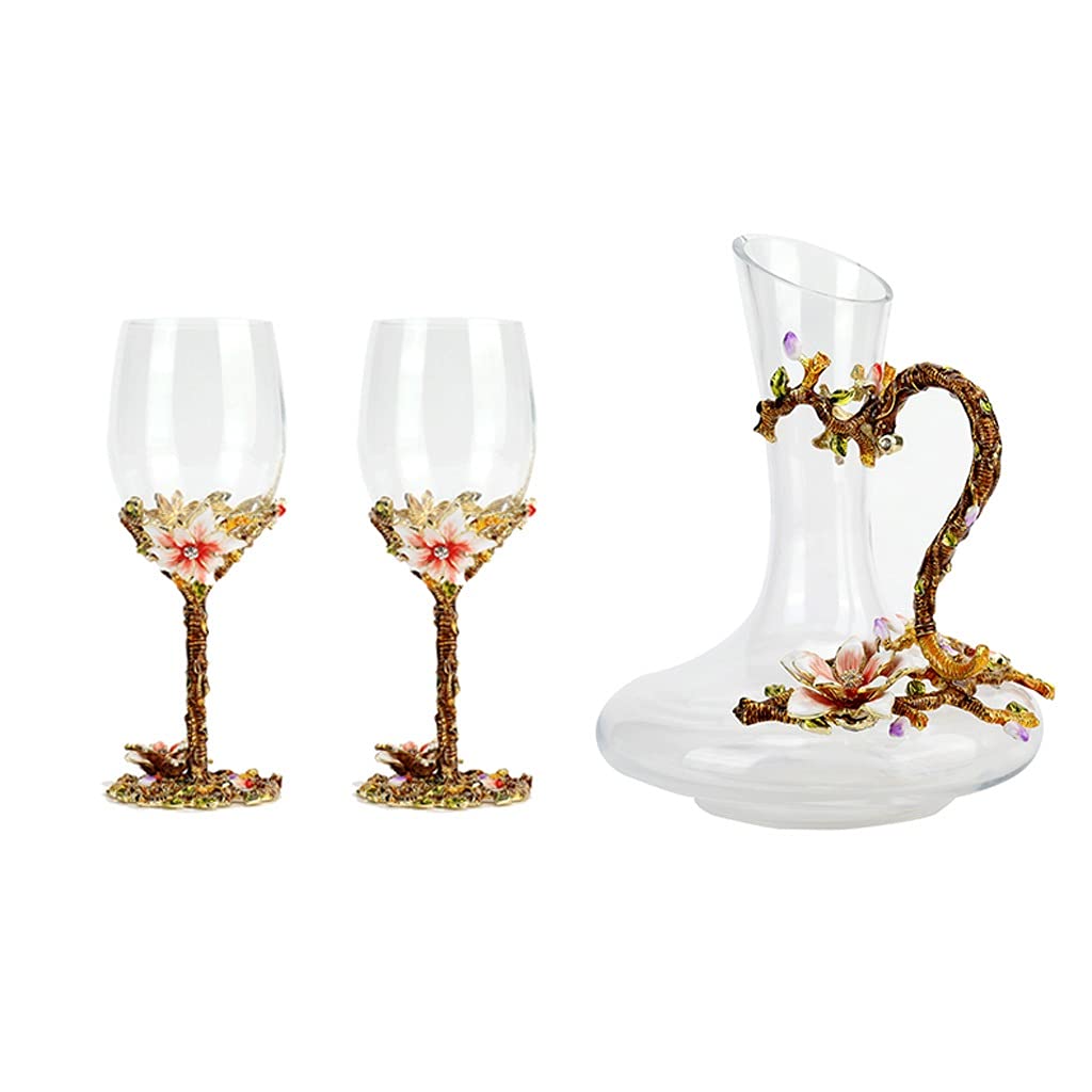 Wein Dekanter Dekanter Home Luxus Wein Dispenser Kreative Persönlichkeit Weinflasche Kristallglas Rotweinausgießer Geeignet für Family Restaurant Party Dekantierer