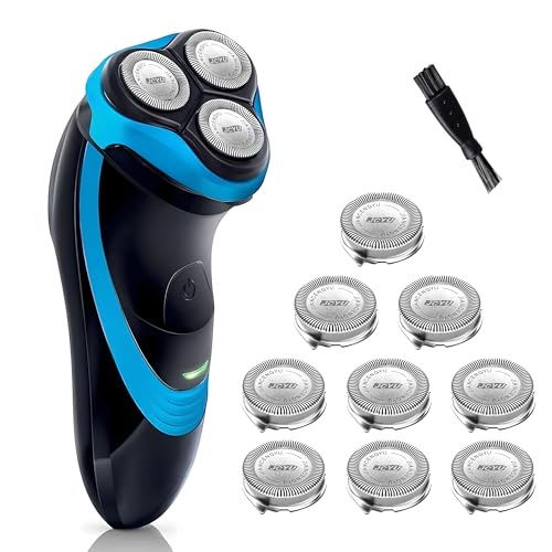 SH30 Replacement Heads for Philips Norelco Shavers Series 3000/2000/1000/S1560/3800/3600/2400 & Powertouch Models with Durable Sharp Blades -  soujcou