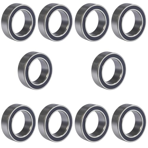 Image of 10 PCS MR128-2RS Deep Groove Ball Bearings 8mm Inner Dia 12mm OD 3.5mm Bore Double Rubber Sealed Chrome Steel for RC Cars /Planes /Drone /Robotics and Small Electric Motors