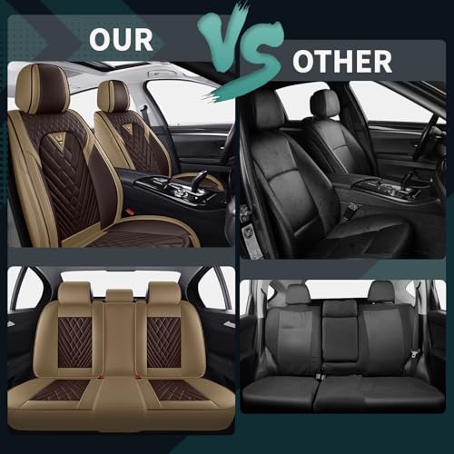 Image of Car Seat Covers for Chevy 2000-2026 Leather Full Set