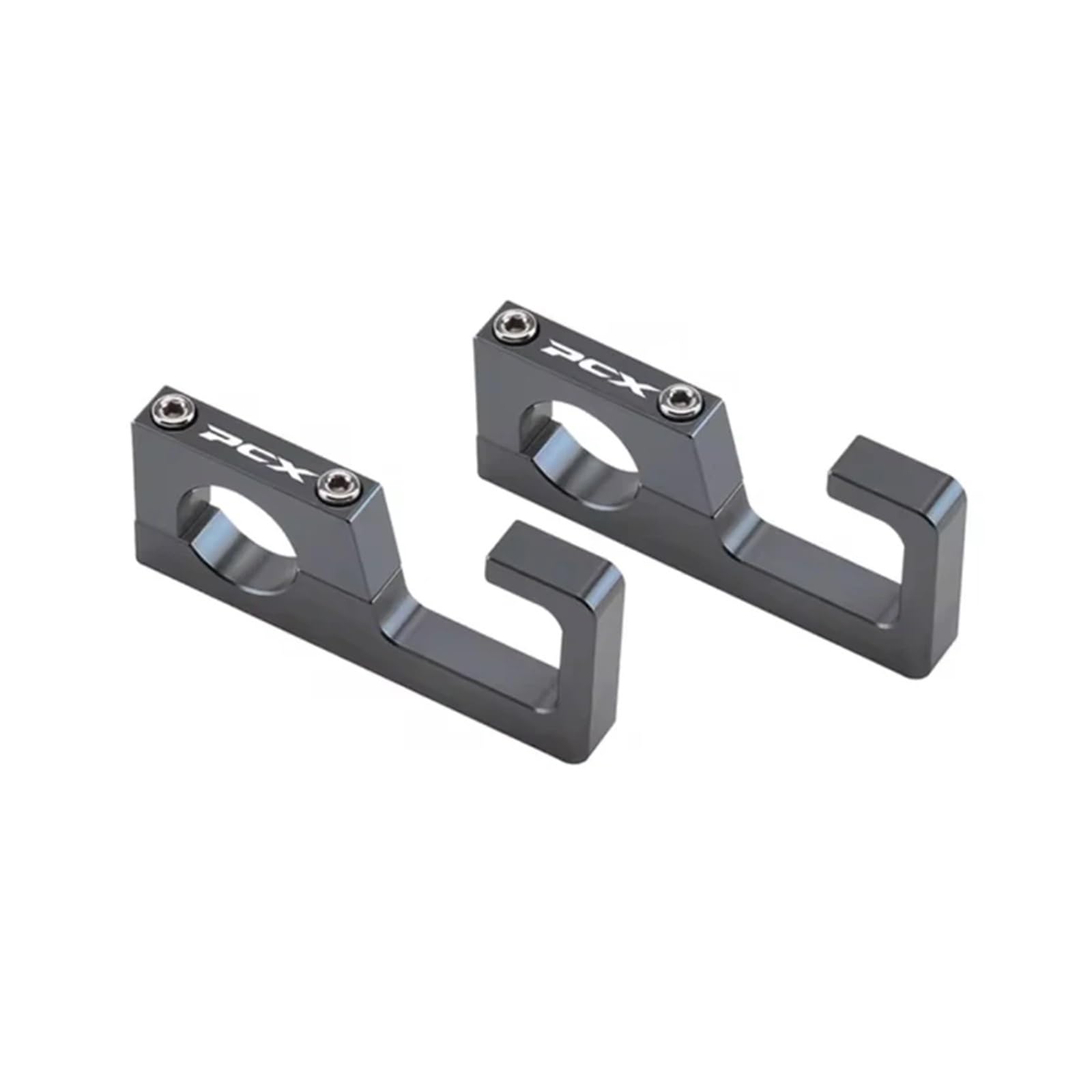 AUytcin Bike Hook Storage Hook for Hon@&da PCX125 PCX150 PCX160 PCX 160 PCX 150 PCX125 22mm Motorcycle Helmet Hook Luggage Bag Hook Holder Hanger Hooks(2PC Titanium)