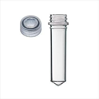 2.0 mL Conical Microcentrifuge Tube with Screw Cap, Polypropylene Material, Graduated, Write On Spot, Sterile, RNase/DNase-Free, Non-Pyrogenic, 50 Tubes per Pack