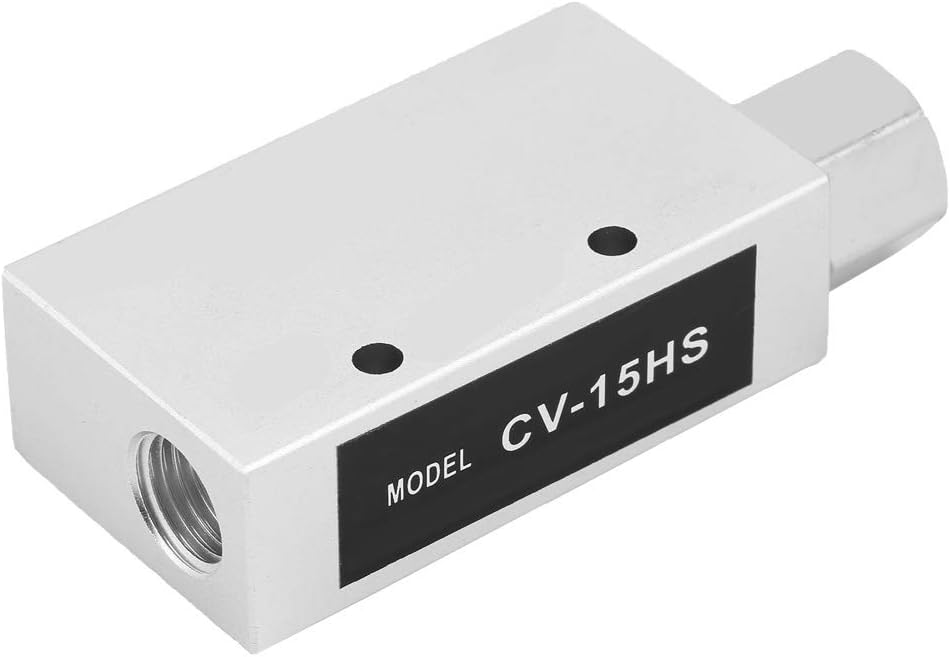 Oumefar Vacuum Generator CV-15HS Vacuum Ejector Air Fitting Vacuum Suction Cup Pneumatic Exhaust Vacuum Generator