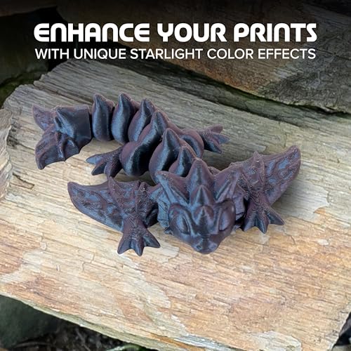 Image of Polymaker Panchroma Starlight PLA Filament 1.75mm for 3D Printing, Twilight | Neatly Wound, Starry Sky PLA 1kg, Easy Print & Smooth Feeding, Compatible with Bambu Lab & Most 3D Printers
