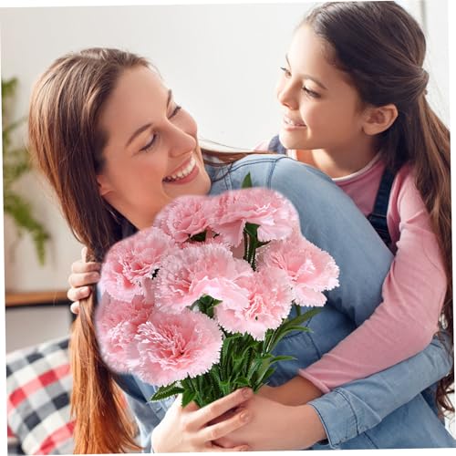 Œillets en tissu de soie réalistes pour centres de table de mariage