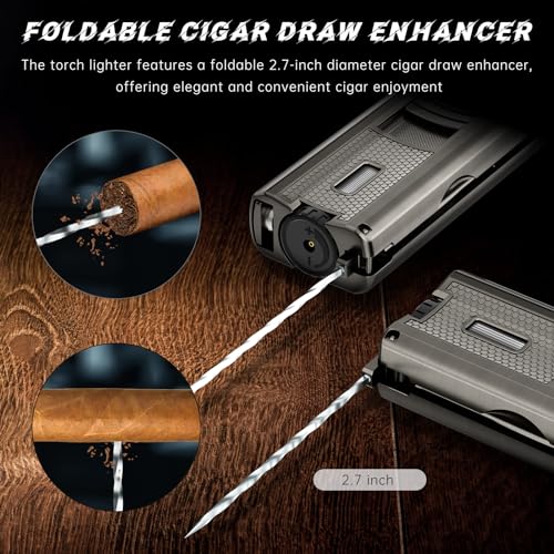 Encendedor para cigarros con soporte integrado SCARRA multifunción miniatura 4